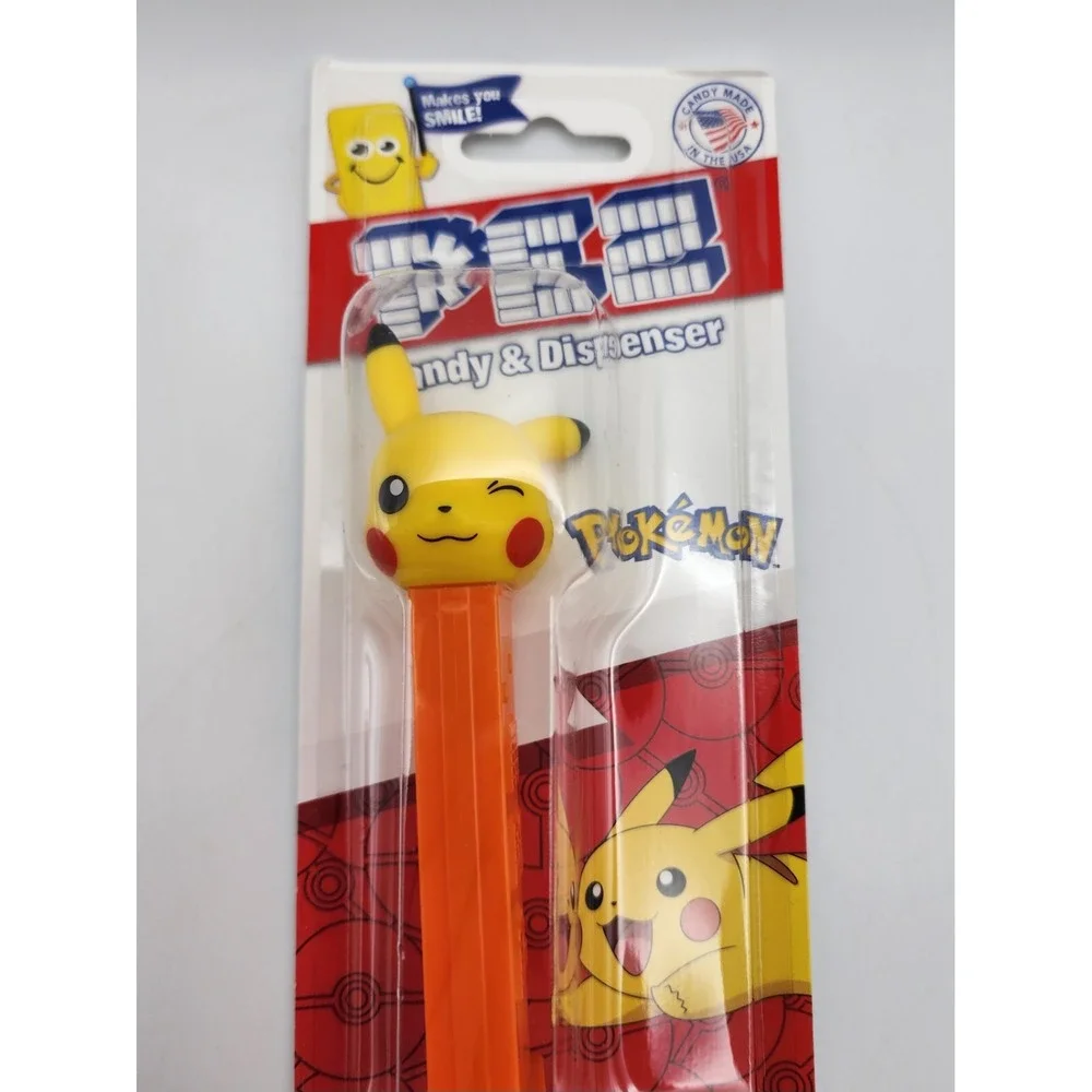 2023 Pez‎ Pikachu Winking New on Card